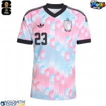Moški Nogometni dresi Belgija Michy Batshuayi #23 Gostujoči SP 2026 Kratek Rokav